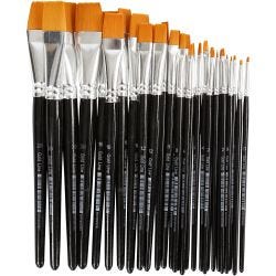 Gold Line -siveltimet, nro 0+2+4+8+12+16+20, Pit. 17-21 cm, Lev: 2-22 mm, litteä, 30 kpl/ 1 pkt