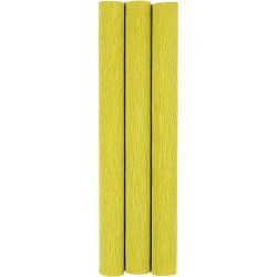 Kreppipaperi, arkki 25x60 cm, Jonka joustavuus: 180%, 105 g, vaaleanvihreä, 3 ark/ 1 pkt
