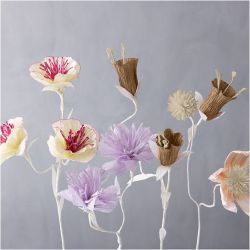 Kreppipaperi, arkki 25x60 cm, Jonka joustavuus: 180%, 105 g, luonnonrusk., 8 ark/ 1 pkt