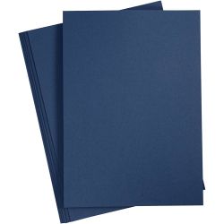 Kartonki, A4, arkki 210x297 mm, 220 g, sininen, 10kpl/ 1 pkt