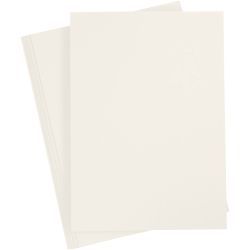 Kartonki, A4, arkki 210x297 mm, 220 g, luonnonvalkonen, 10kpl/ 1 pkt