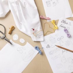 Vesiliukoinen kirjonta-arkki