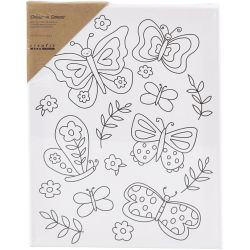 Printtikuvioitu maalauspohja