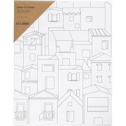 Printtikuvioitu maalauspohja