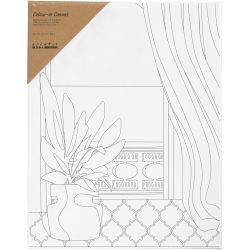 Printtikuvioitu maalauspohja