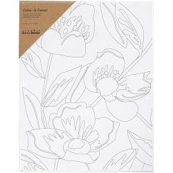 Printtikuvioitu maalauspohja