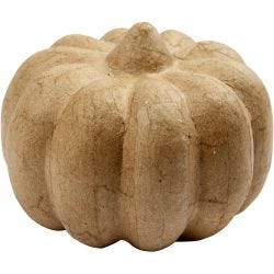 Pahvikurpitsa, Kork. 9 cm, halk. 13 cm, 1 kpl