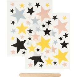 Siirtotarra, Tähdet, arkki 12,2x15,3 cm, 1pkk/ 1 pkt