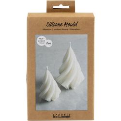 Silikonimuotti, Joulukuuset, Kork. 8+11 cm, halk. 5+7 cm, 2kpl/ 1 pkt