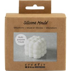 Silikonimuotti, Kuplakuutio, Kork. 5 cm, Lev: 6 cm, halk. 6 cm, 1kpl/ 1 pkt