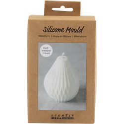 Silikonimuotti, Pisaran muoto urilla, Kork. 8 cm, halk. 7 cm, 1kpl/ 1 pkt