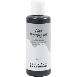 Linoväri, musta, 85 ml/ 1 pll