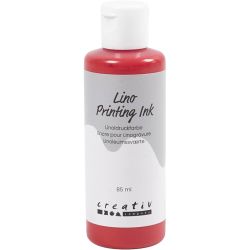 Linoväri, punainen, 85 ml/ 1 pll