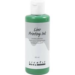 Linoväri, vihreä, 85 ml/ 1 pll