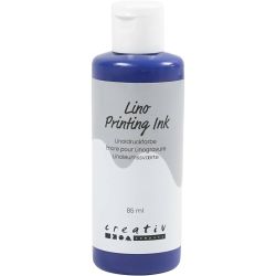 Linoväri, sininen, 85 ml/ 1 pll
