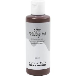 Linoväri, ruskea, 85 ml/ 1 pll