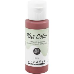 Plus Color- Askartelumaali, viininpunainen, 60ml/ 1 pll