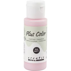 Plus Color- Askartelumaali, soft pink, 60ml/ 1 pll