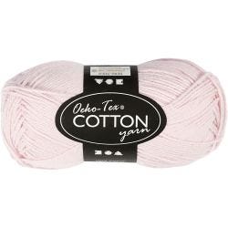 Puuvillalanka, nro 8/4, Pit. 170 M, dusty rose, 50 g/ 1 kerä