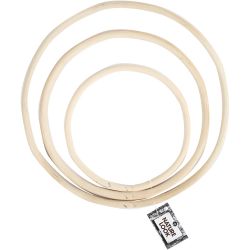 Bamburengas, halk. 15,3+20,3+25,5 cm, 3 kpl/ 1 set