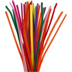 Askartelupunos, Pit. 30 cm, paksuus 6 mm, värilajitelma, 50 laj/ 1 pkt