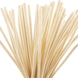 Askartelupunos, Pit. 30 cm, paksuus 6 mm, beige, 50 kpl/ 1 pkt