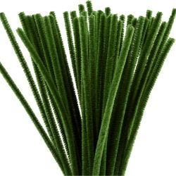 Askartelupunos, 30 cm, 6 mm, kuusenvihreä, 50kpl/ 1 pkt