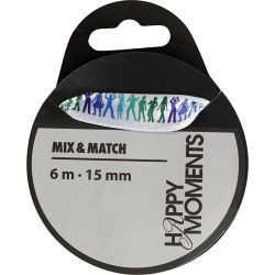 Kuvioitu satiininauha