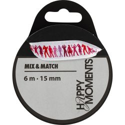 Kuvioitu satiininauha