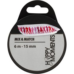 Kuvioitu satiininauha