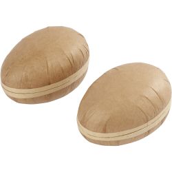 Kaksiosainen muna, 12 cm, 2kpl/ 1 pkt