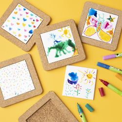 Pannunaluset korkkikehyksin