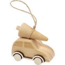 Auto ja joulukuusi