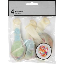 Ilmapallot konfeteilla