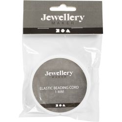 Elastinen korulanka, py&ouml;re&auml;, paksuus 1 mm, 10 m/ 1 rll