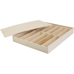 Puulaatikko kannella