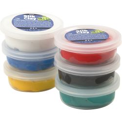Silk Clay®, perusvärilajitelma, 6x14g/ 1 pkt