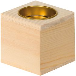 Koristeellinen puinen kynttilänjalka