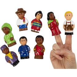 Sorminuket, Maailma, koko 8 cm, 8 kpl/ 1 pkt