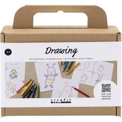 Askartelusetti Mini Piirtäminen, Monsterit, 1pkk/ 1 pkt