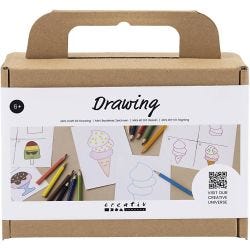 Askartelusetti Mini Piirtäminen, Makeat jutut, 1pkk/ 1 pkt