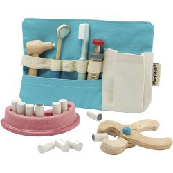 PLAN TOYS Hammaslääkärisetti, 18 kpl/ 1 set