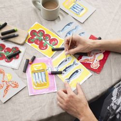 Mini Öljypastellit askartelusetti