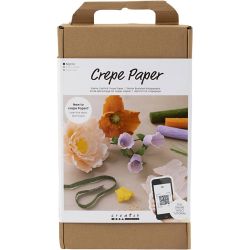 Aloituspakkaus Kreppipaperit, värilajitelma, 1pkk/ 1 pkt