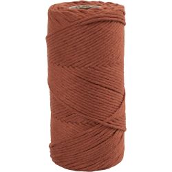 Makrameenyöri, Pit. 198 M, halk. 2 mm, polt. orange, 330 g/ 1 rll