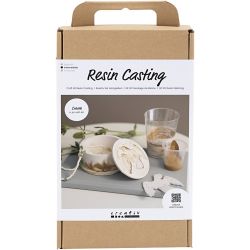 Askartelusetti Hartsin Valaminen, Kannellinen purkki, beige, luonnonvalkoinen, 1pkk/ 1 pkt