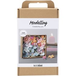Askartelusetti Muovailu, Kukat, pastellivärit, 1pkk/ 1 pkt