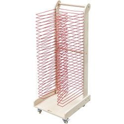 Pyörillä varustettu kuivausteline