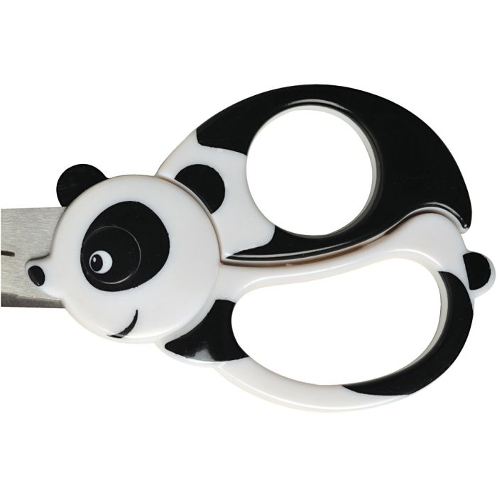 Fiskars Lasten Eläinsakset, panda, Pit. 13 cm, 1 kpl