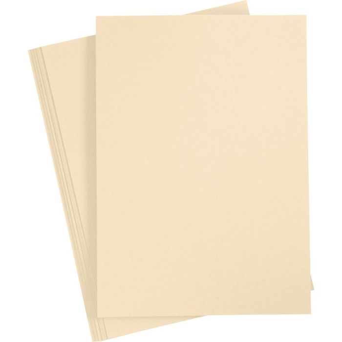 Kartonkipaperi, A4, 180 g, vaalea puuteri, 25 ark/ 1 pkt